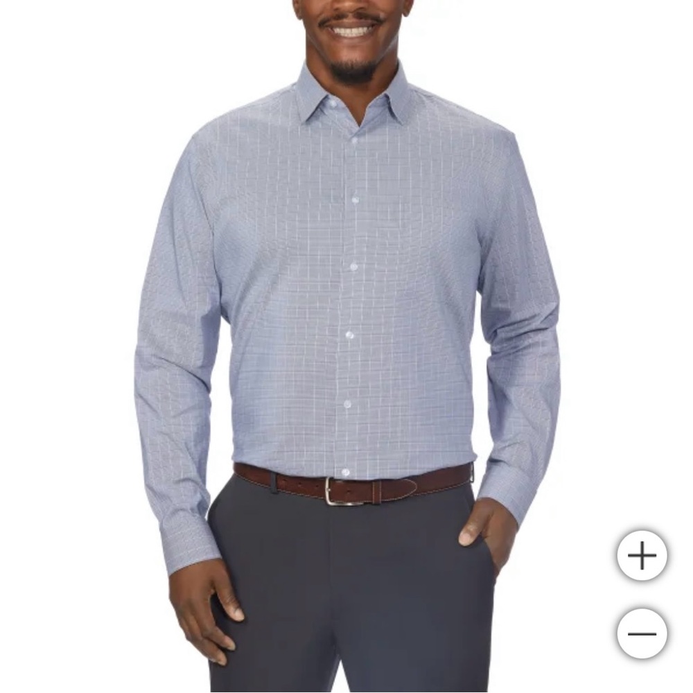 Calvin Klein Men’s Performance Dress Shirt, M